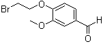4-(2-溴乙氧基)-3-甲氧基苯甲醛分子结构 (CAS 99070-23-2)
