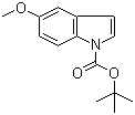 1-Boc-5-methoxyindole molecular structure (CAS 99275-47-5)