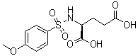N-[(4-Methoxyphenyl)sulfonyl]-L-glutamic acid molecular structure (CAS 99289-76-6)