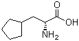structure of CAS# 99295-81-5, 3-Cyclopentane-D-alanine;(R)-2-Amino-3-cyclopentylpropanoic acid