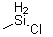 Methylchlorosilane molecular structure (CAS 993-00-0)