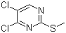 4,5-二氯-2-(甲硫基)嘧啶分子结构 (CAS 99469-85-9)