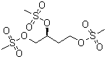 (2S)-1,2,4-Butanetriol trimethanesulfonate molecular structure (CAS 99520-81-7)