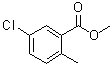 结构式 CAS# 99585-13-4, 5-氯-2-甲基苯甲酸甲酯