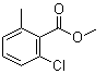 2-Chloro-6-methylbenzoic acid methyl ester molecular structure (CAS 99585-14-5)