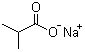 Sodium isobutyrate molecular structure (CAS 996-30-5)