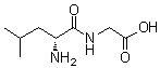 D-亮氨酰甘氨酸分子结构 (CAS 997-05-7)