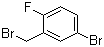 2-Fluoro-5-bromobenzyl bromide molecular structure (CAS 99725-12-9)
