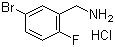 5-Bromo-2-fluorobenzylamine hydrochloride molecular structure (CAS 99725-13-0)