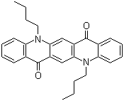 structure of CAS# 99762-80-8, N,N'-Dibutylquinacridone;5,12-Dibutyl-5,12-dihydroquino[2,3-b]acridine-7,14-dione