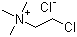 Chlormequat chloride molecular structure (CAS 999-81-5)