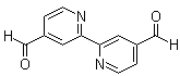 2,2'-Bipyridyl-4,4'-dicarboxaldehyde molecular structure (CAS 99970-84-0)