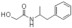 2-Hydroxy-N-(1-methyl-2-phenylethyl)acetamide molecular structure (CAS 99985-83-8)